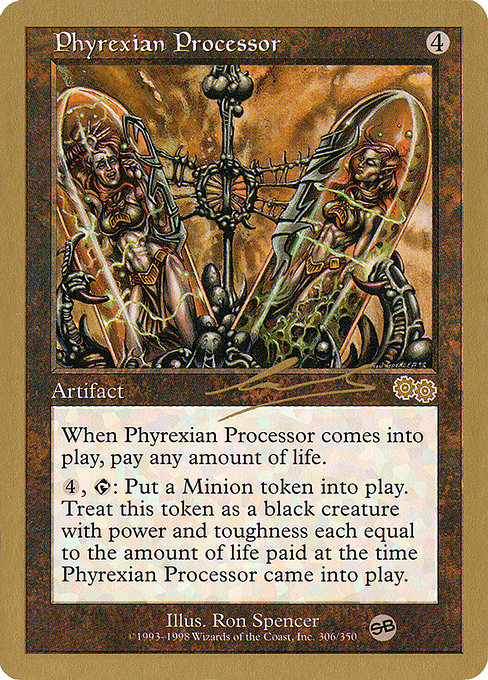 (英)ファイレクシアの処理装置 / Phyrexian Processor【WC00】 World Championship Decks 2000 Nicolas Labarre サイドボード 金枠 No.080