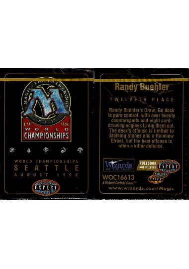 (英)World Championship Decks 1998 Randy Buehler【BOX】 ※発送方法は「ゆうパック」を選択してください。