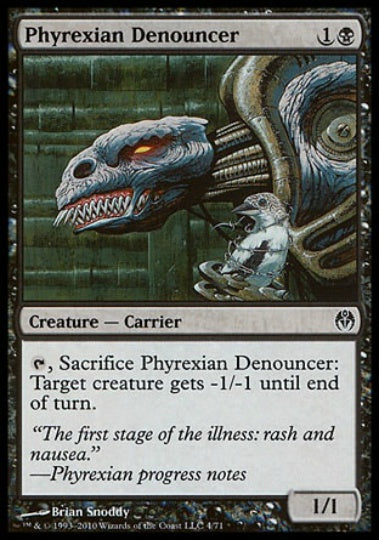 (英)ファイレクシアの告発者 / Phyrexian Denouncer【PVSC】 No.004