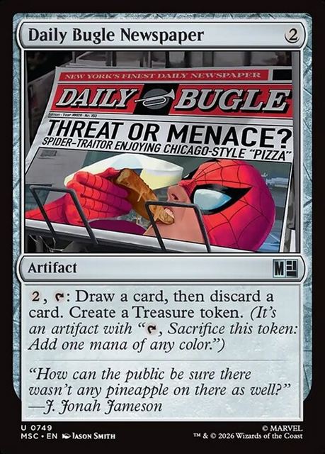 (英)デイリー・ビューグル紙 / Daily Bugle Newspaper【MSC】 No.749