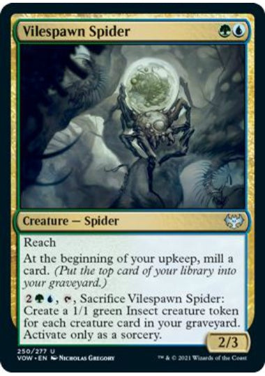 (英)堕落産みの蜘蛛 / Vilespawn Spider【VOW】 No.250