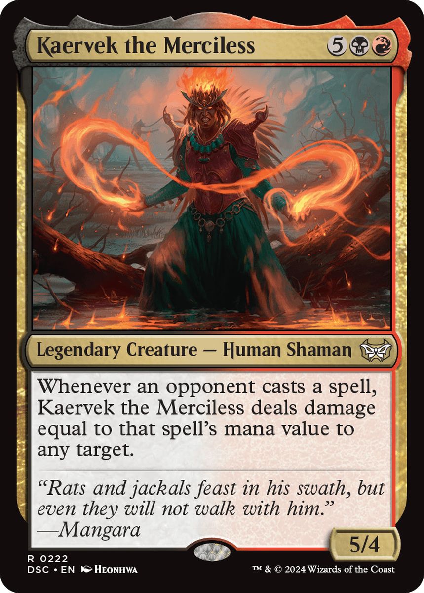 (英)無慈悲なる者ケアヴェク / Kaervek the Merciless【DSC】 No.222