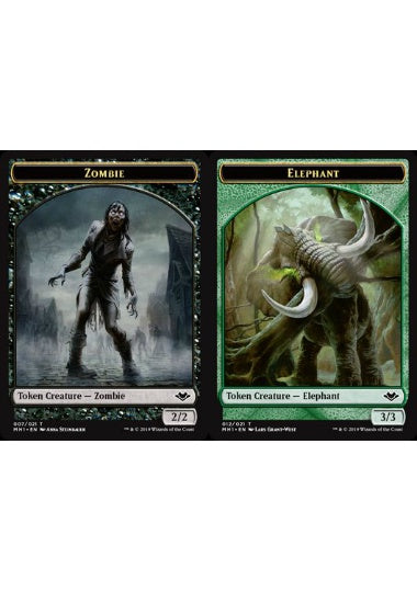 (英)ゾンビトークン / Zombie Token No.007 - 象トークン / Elephant Token【MH1-TOKEN】 No.012