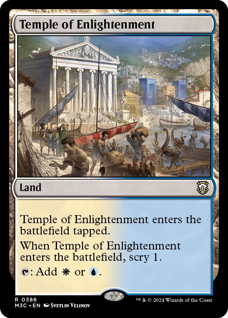(英)【リップルFoil】啓蒙の神殿 / Temple of Enlightenment【M3C】 No.386