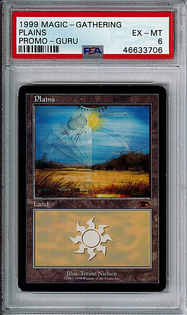 [鑑定品](英)平地 / Plains【PRM】 Guru Land No.054 PSA6 ID:46633706