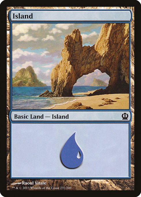 (英)【Foil】島 / Island【THS】 No.237
