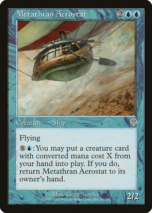(英)【Foil】メタスランの軽飛行船 / Metathran Aerostat【INV】 No.061