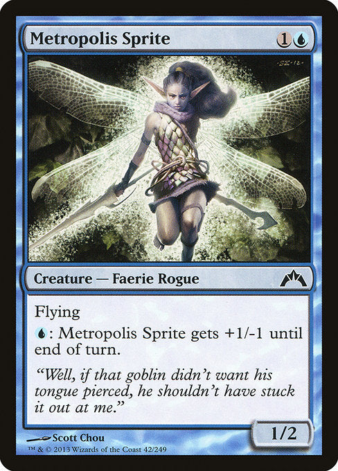 (英)【Foil】大都市のスプライト / Metropolis Sprite【GTC】 No.042