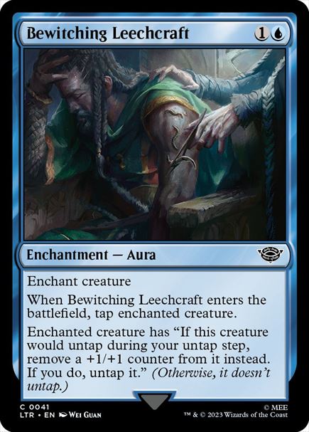 (英)【Foil】たぶらかしの呪い治療 / Bewitching Leechcraft【LTR】 No.041
