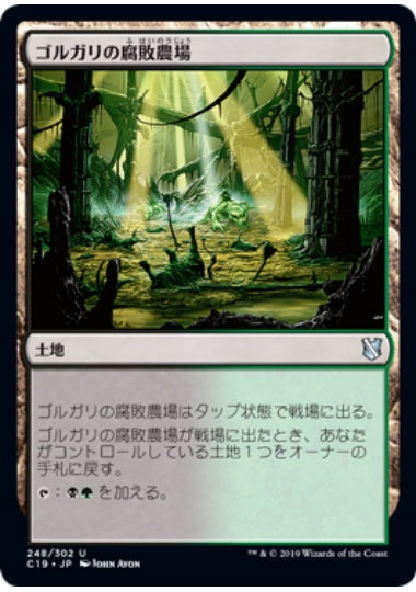 (日)ゴルガリの腐敗農場 / Golgari Rot Farm【C19】 No.248