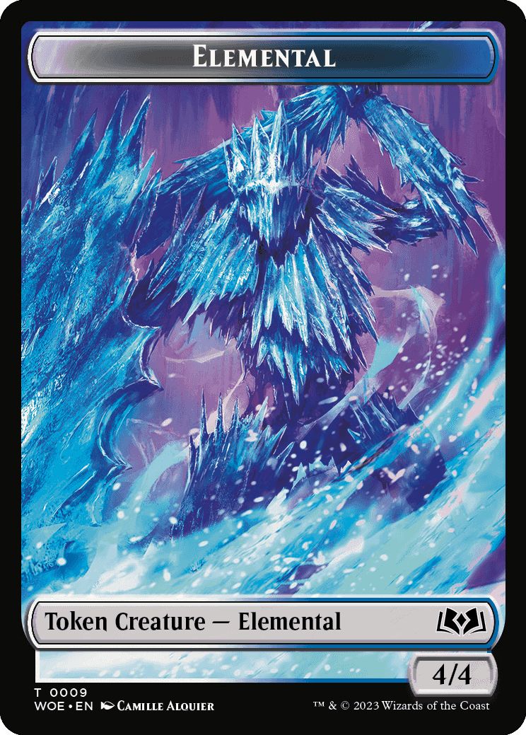 (英)エレメンタルトークン / Elemental Token【WOE-TOKEN】 No.009