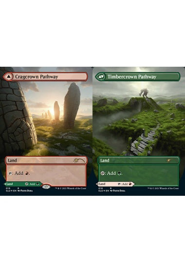 (英)【Foil】岩山被りの小道 / Cragcrown Pathway - 樹木被りの小道 / Timbercrown Pathway【SLU】Hidden Pathways No.016