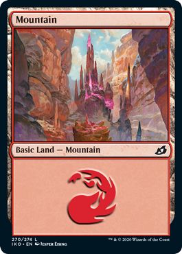 (英)【Foil】山 / Mountain【IKO】 No.270