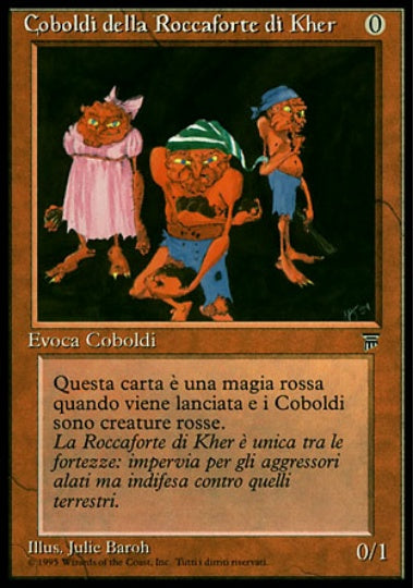 (イタリア語)Coboldi della Roccaforte di Kher / Kobolds of Kher Keep【LEG】 No.157