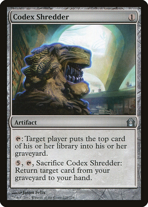 (英)写本裁断機 / Codex Shredder【RTR】 No.228