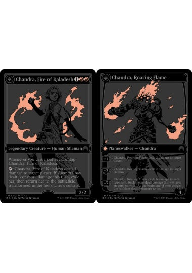 (英)【Foil】カラデシュの火、チャンドラ / Chandra, Fire of Kaladesh - 燃え盛る炎、チャンドラ / Chandra, Roaring Flame【PRM】SDCC2015プロモ No.061