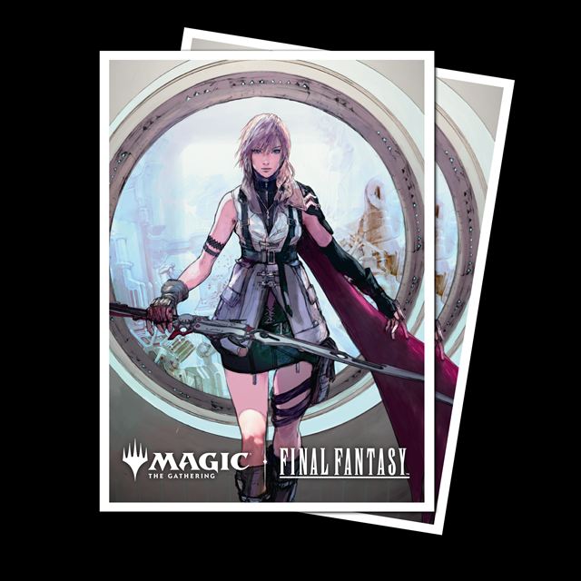 【サプライ】 ファイナルファンタジー エイペックス デッキプロテクター「シーンドライブ、ライトニング」/ APEX Deck Protector sleeves Premium featuring Lightning, Army of One (105枚入り)  ※5個以上購入の場合、発送方法は「ゆうパック」を選択してください。