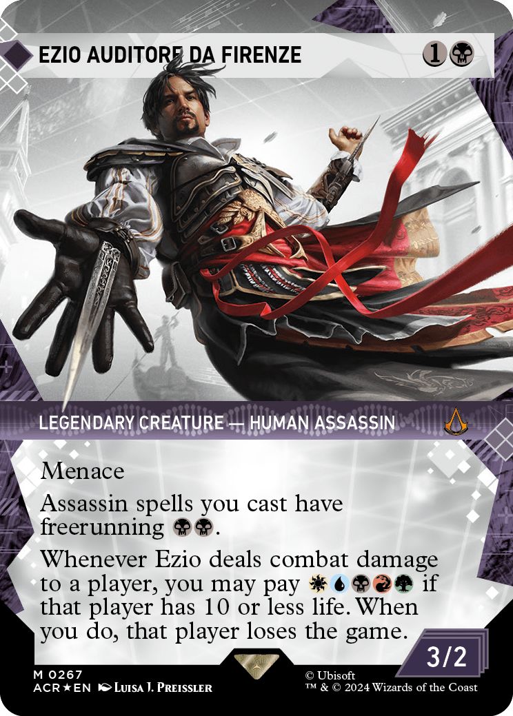 (英)【テクスチャーFoil】エツィオ・アウディトーレ・ダ・フィレンツェ / Ezio Auditore da Firenze ★ショーケース枠★(「記憶の回廊」ショーケース版) 【ACR】 No.267