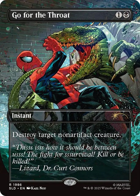 (英)喉首狙い / Go for the Throat【SLD】 Secret Lair x Marvel's Spider-Man: Villainous Plots No.1986