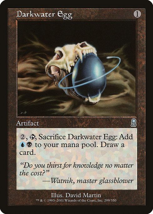 (英)【Foil】ダークウォーターの卵 / Darkwater Egg【ODY】 No.299