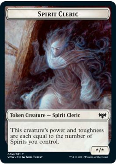 (英)スピリット・クレリックトークン / Spirit Cleric Token【VOW-TOKEN】 No.004
