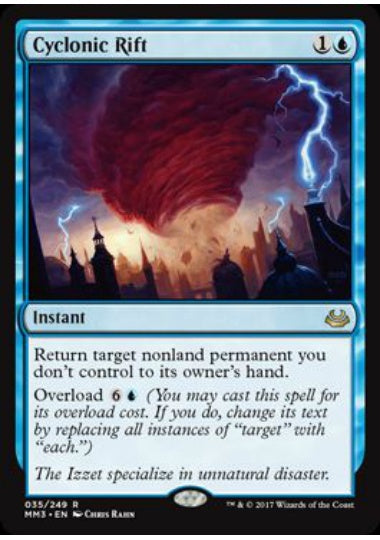 (英)【Foil】サイクロンの裂け目 / Cyclonic Rift【MM3】 No.035