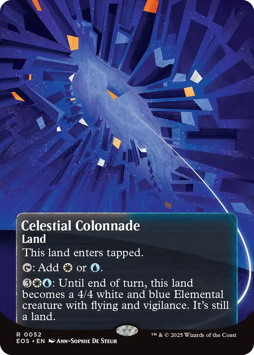 (英)【Foil】天界の列柱 / Celestial Colonnade ★ボーダーレス★(「星景ポスター」) 【EOS】 No.052