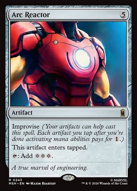 (英)【Foil】アークリアクター / Arc Reactor【MSH】 No.243