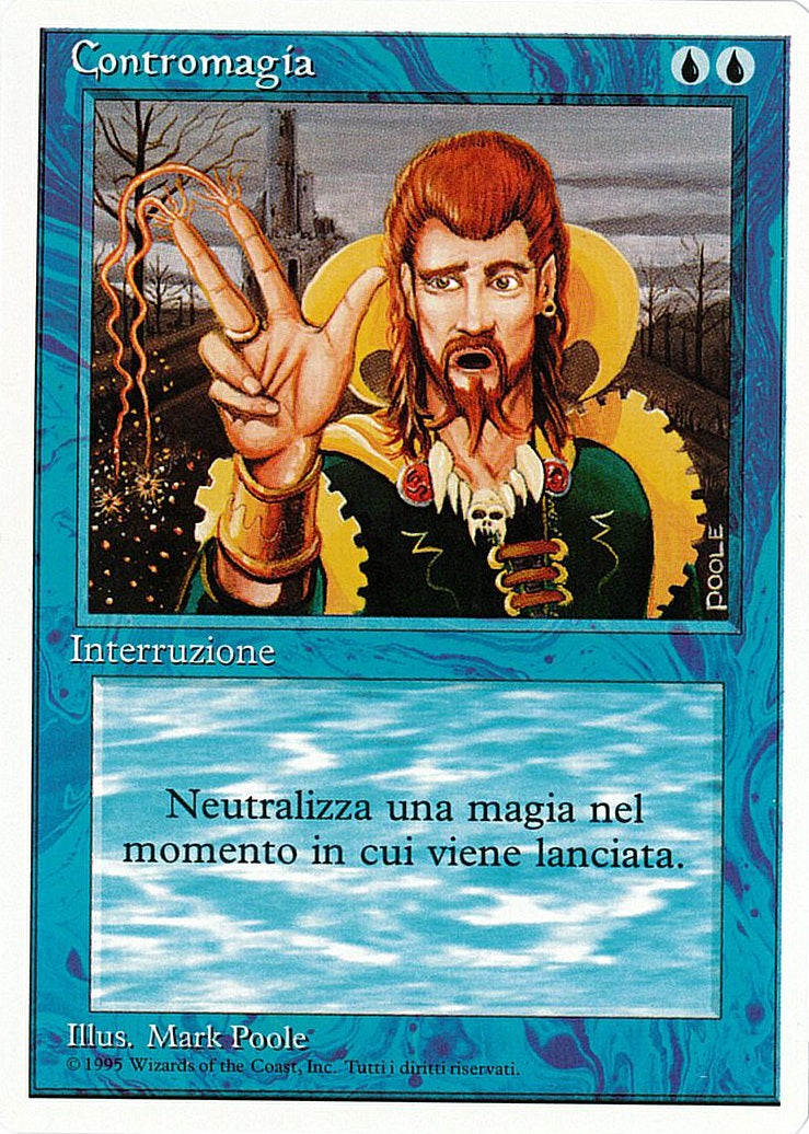 (イタリア語)Contromagia / Counterspell【3ED】 白枠 No.054