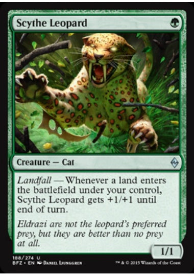 (英)鎌豹 / Scythe Leopard【BFZ】 No.188