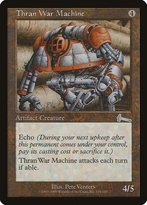 (英)【Foil】スランの戦争機械 / Thran War Machine【ULG】 No.134