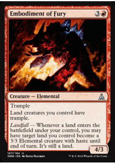 (英)【Foil】怒りの具象化 / Embodiment of Fury【OGW】 No.107
