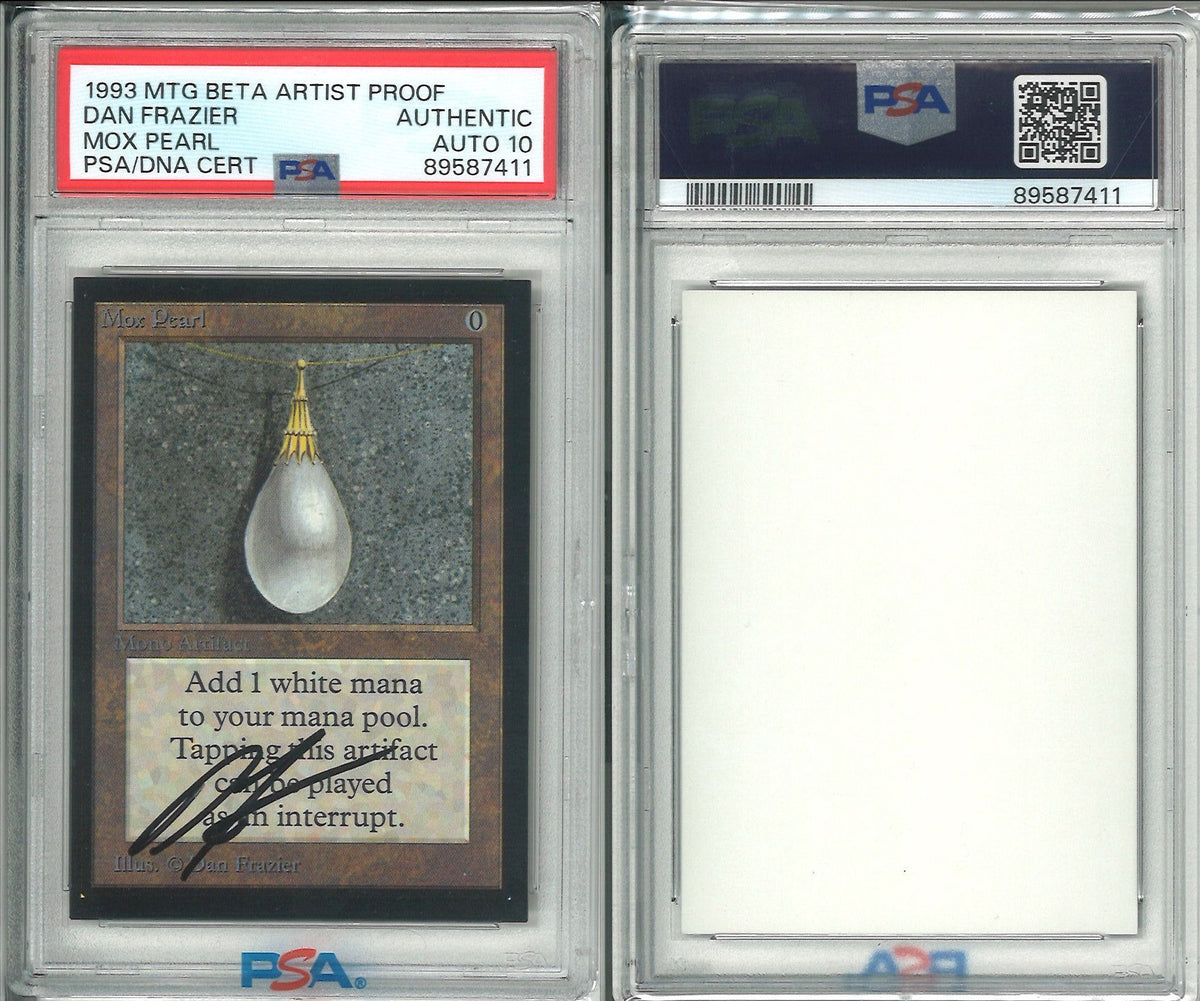 [鑑定品](英)Mox Pearl【BETA】 サイン入り PSA/DNA10 アーティストプルーフ ID:89587411 ※トーナメントで使用することはできません。 [委託販売品]
