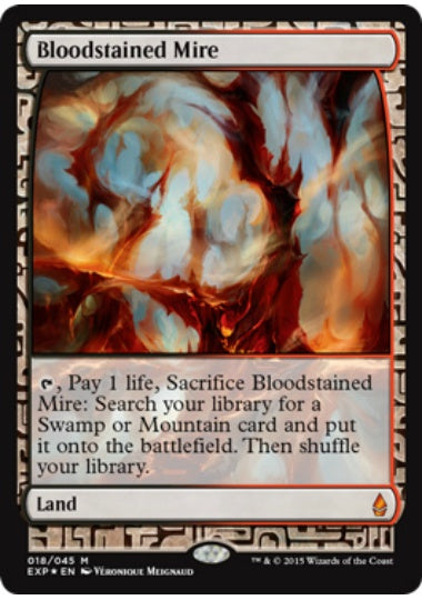 MTG 血染めのぬかるみ Bloodstained Mire EXP 英)【Foil】血染めのぬかるみ / Bloodstained Mire【EXP】 No.018