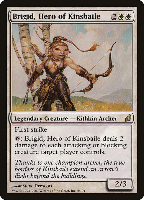 (英)キンズベイルの勇士、ブリジッド / Brigid, Hero of Kinsbaile【LRW】 No.006