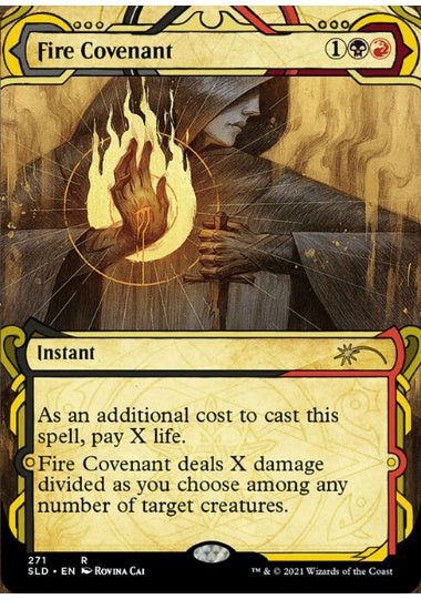 (英)【Foil】Fire Covenant【SLD】Showcase: Strixhaven No.271