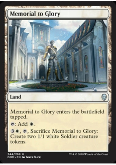 (英)【Foil】名誉の記念像 / Memorial to Glory【DOM】 No.244