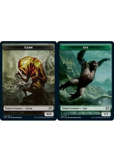 (英)【Foil】ファイレクシアン・細菌トークン / Phyrexian Germ TokenNo.010 - 類人猿トークン / Ape Token【2XM-TOKEN】 No.012
