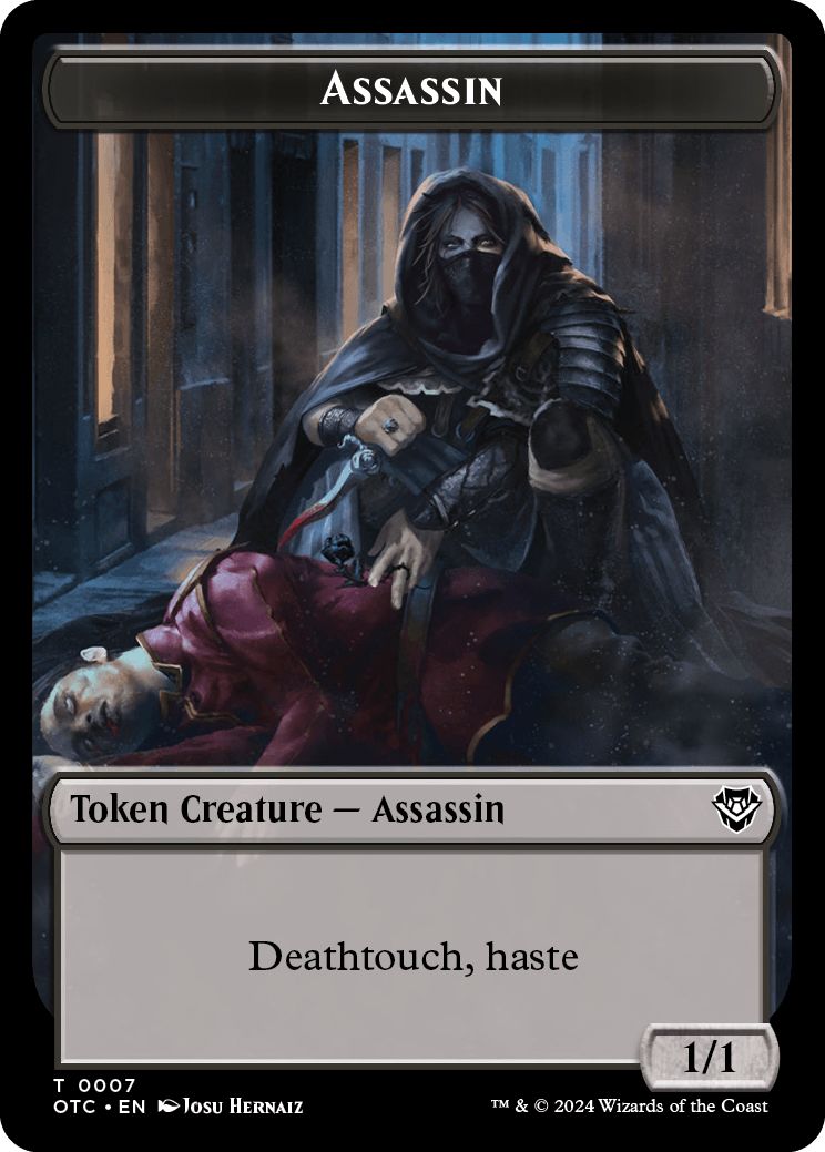 (英)暗殺者トークン / Assassin Token No.007 - 食物トークン / Food Token【OTC-TOKEN】 No.025