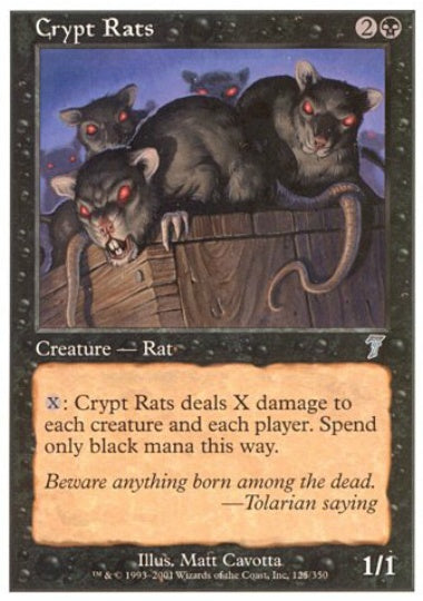 (英)墓所のネズミ / Crypt Rats【7ED】 No.125