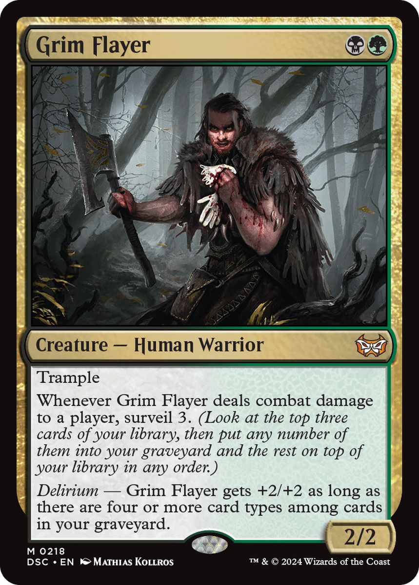 (英)残忍な剥ぎ取り / Grim Flayer【DSC】 No.218