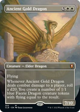 (英)エインシャント・ゴールド・ドラゴン / Ancient Gold Dragon ★拡張枠★ 【CLB】 No.365