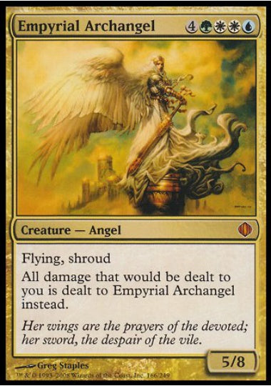 (英)【Foil】浄火の大天使 / Empyrial Archangel【ALA】 No.166