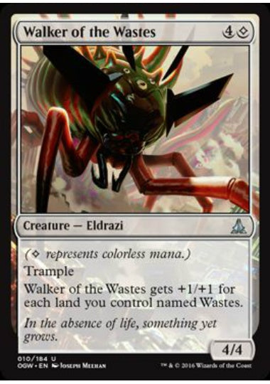 (英)【Foil】荒地を歩くもの / Walker of the Wastes【OGW】 No.010