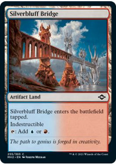 (英)【Foil】銀色険の橋 / Silverbluff Bridge【MH2】 No.255