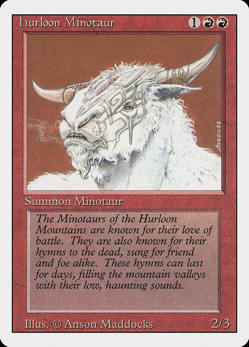 (英)ハールーン・ミノタウルス / Hurloon Minotaur【3ED】 No.159