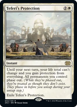 (英)【Foil】テフェリーの防御 / Teferi's Protection【2X2】 No.032