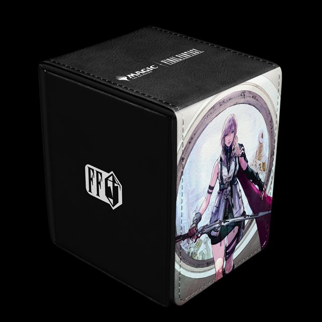【サプライ】 ファイナルファンタジー  アルコーブフリップデッキボックス「シーンドライブ、ライトニング」/ Alcove Flip Deck Box Premium featuring Lightning, Army of One  ※発送方法は「ゆうパック」を選択してください。