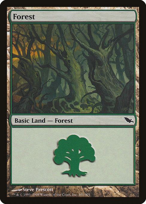 (英)【Foil】森 / Forest【SHM】 No.301