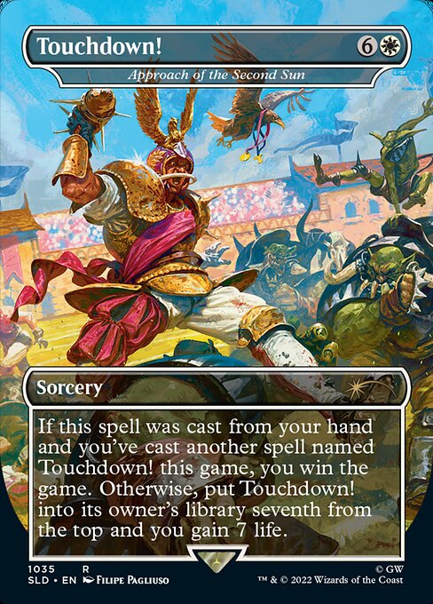 (英)【Foil】Touchdown![副陽の接近 / Approach of the Second Sun]【SLD】Secret Lair x Blood Bowl No.1035